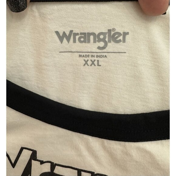 Wrangler Crew Neck Tee Shirt Size 2XL XXL Unisex Rainbow Pride Vibrant Retro - Picture 3 of 6